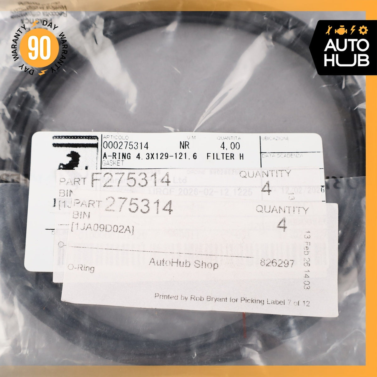 Ferrari FF California 458 Italia Gas Tank Fuel Pump Ring Seal Set of 4 OEM NEW - photo 8