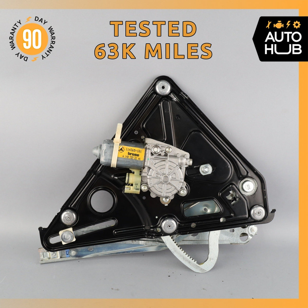 96-99 Mercedes W140 CL600 S500 Coupe Front Left Window Regulator w/ Motor OEM - photo 1