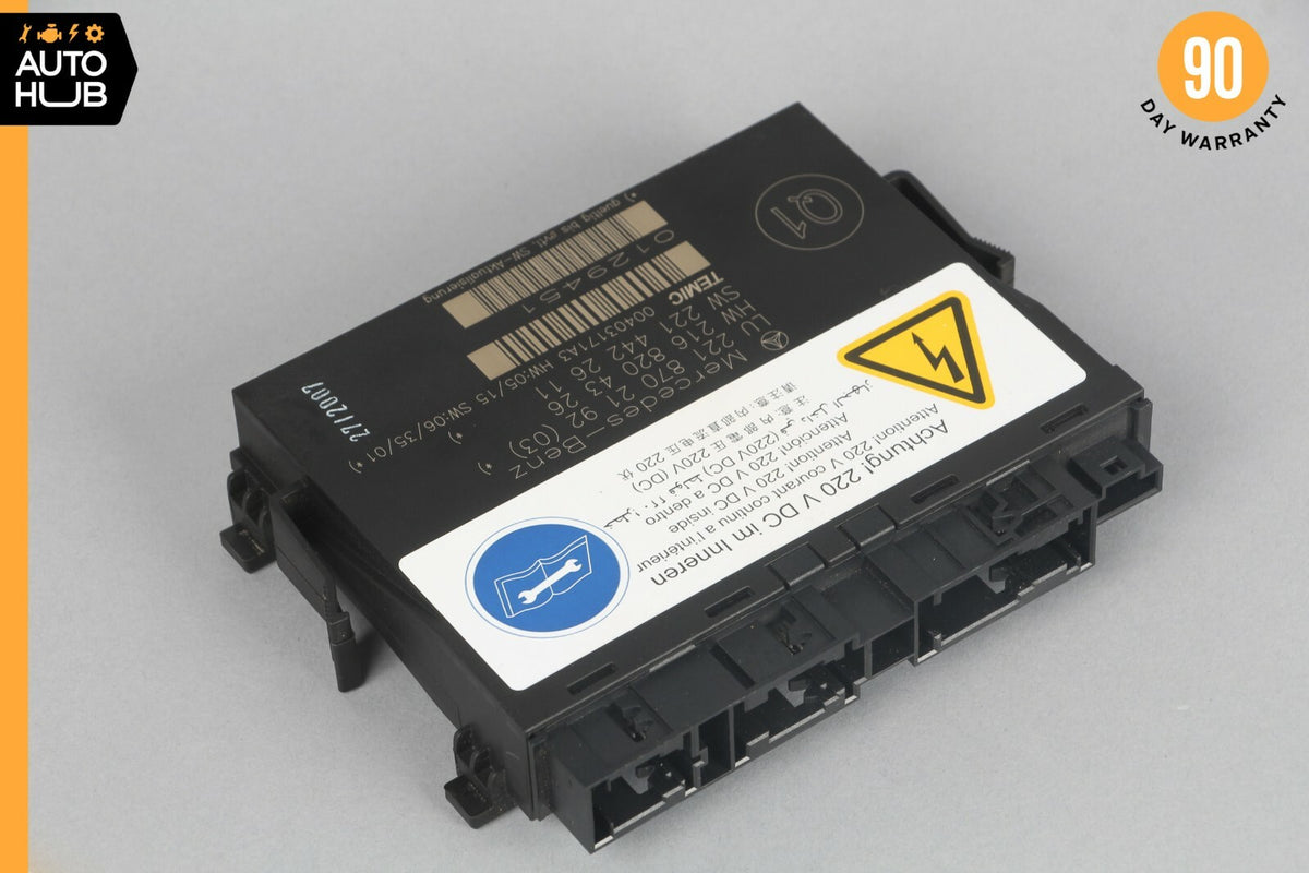 07-10 Mercedes W216 CL600 S600 Front Left or Right Seat Contour Control Module - photo 3