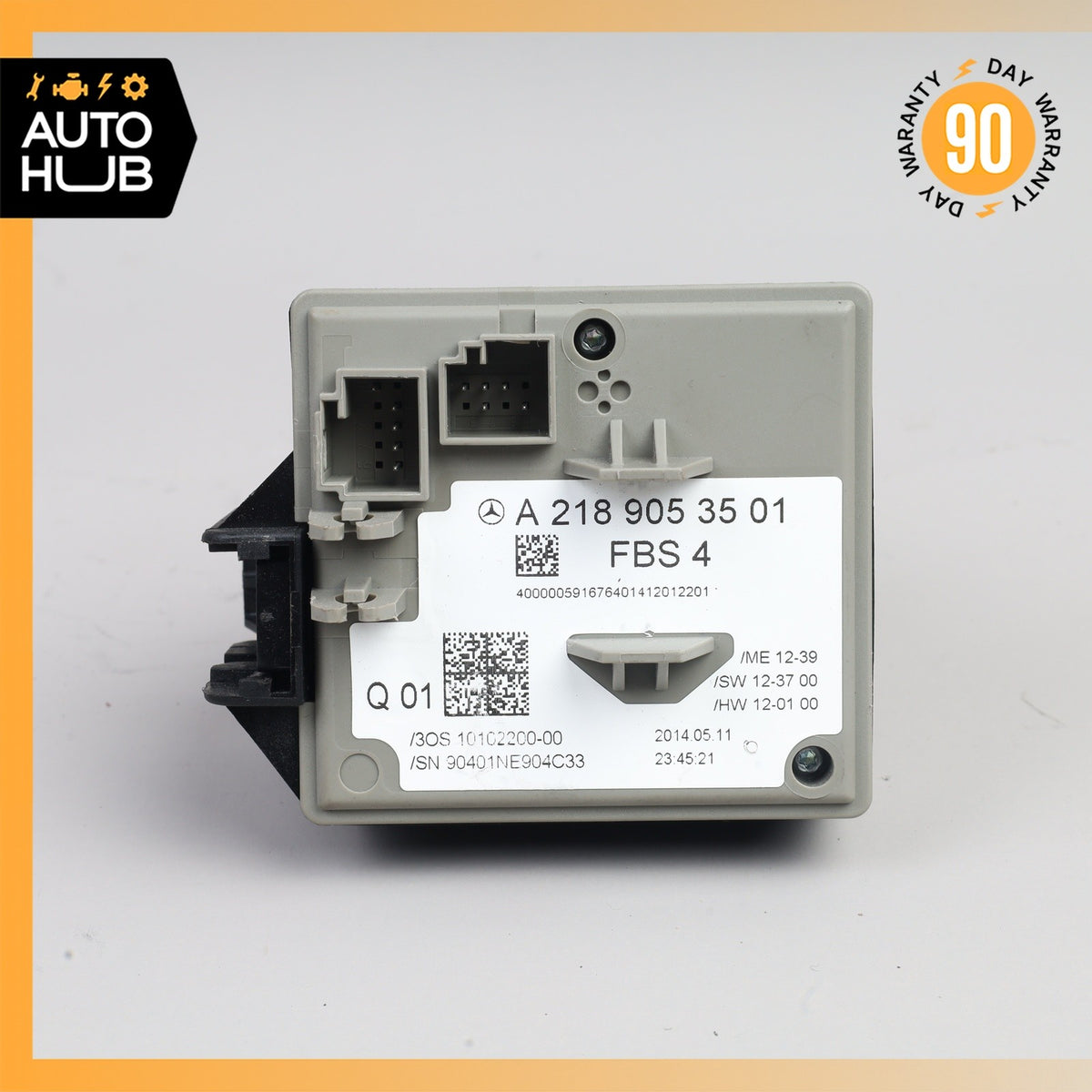 14-20 Mercedes W207 E350 E550 E400 E63 AMG Ignition Switch Module w/ Key OEM - photo 6