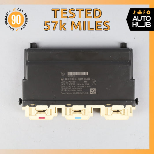 14-17 Mercedes W222 S600 Maybach Rear Left or Right Seat Control Module OEM 57k - photo 1