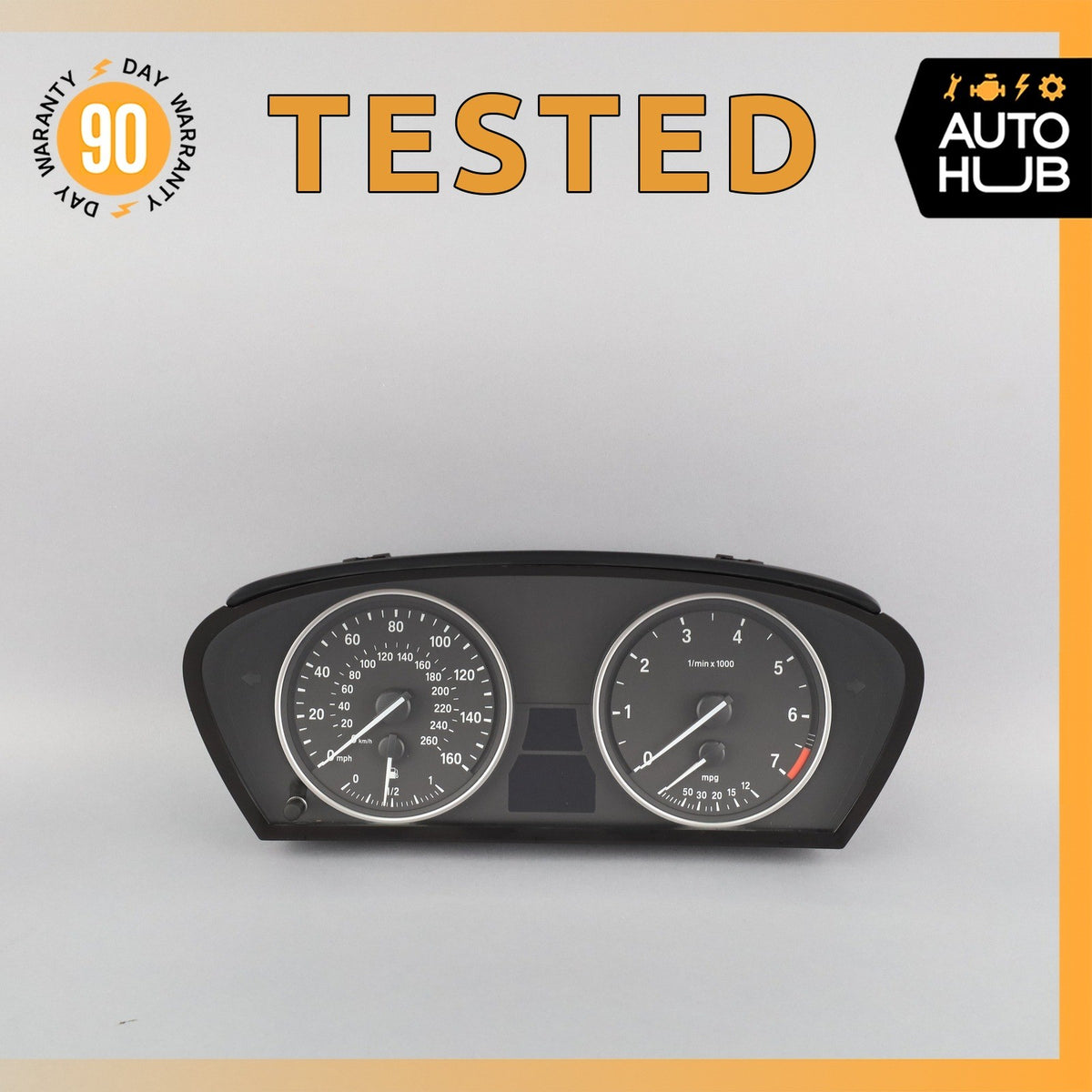 07-13 BMW E70 X5 Instrument Cluster Speedometer OEM - photo 1
