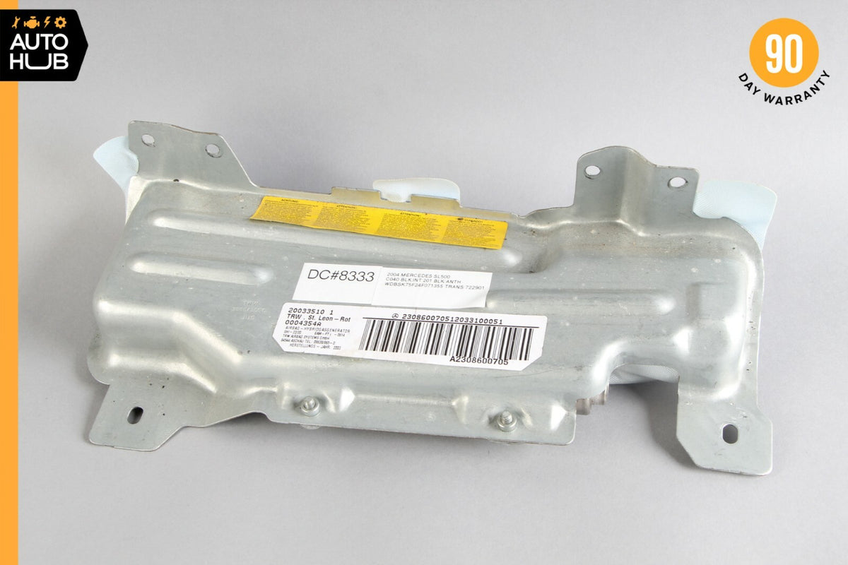 03-12 Mercedes R230 SL500 SL55 AMG Knee Airbag Air Bag Left Driver Side OEM - photo 6