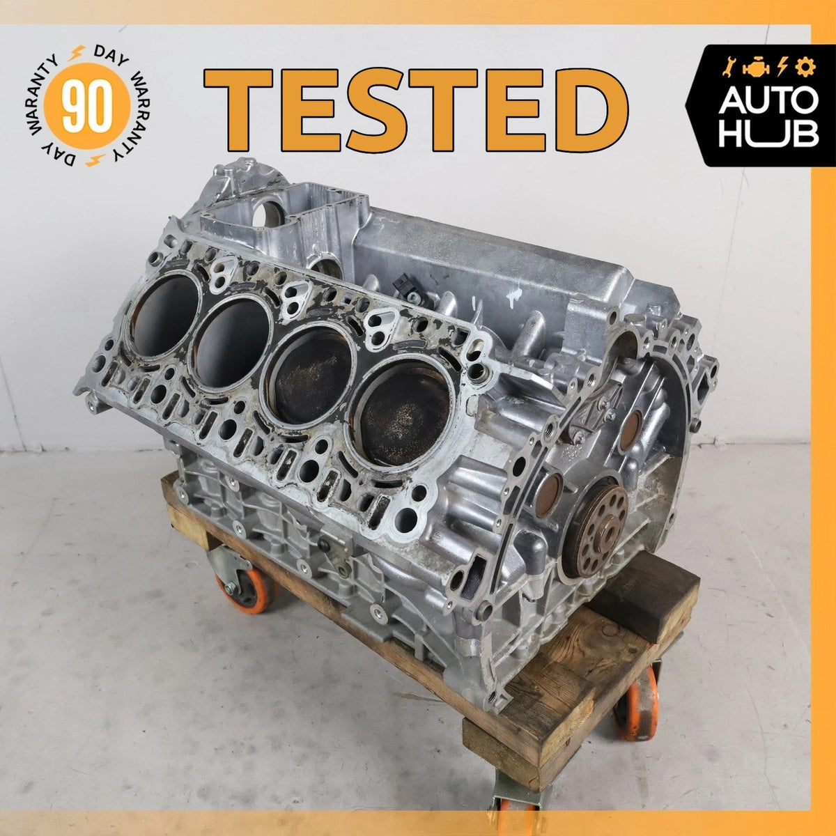 03-06 Porsche Cayenne 955 Turbo S 4.5L V8 M48.50 Engine Motor Block OEM - photo 1