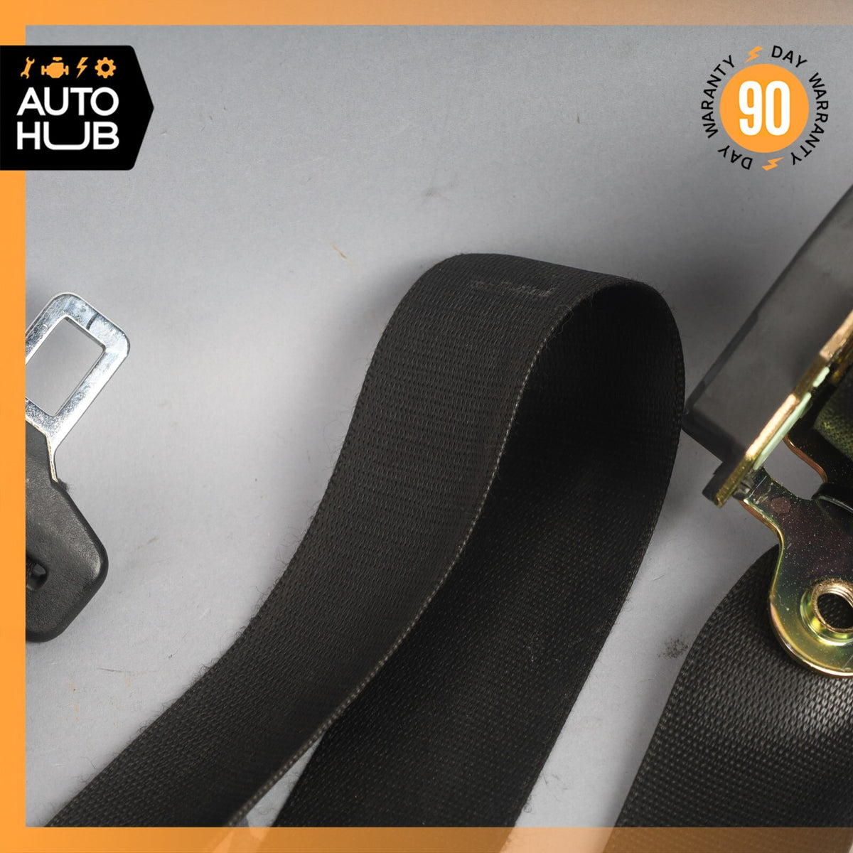 99-04 Mercedes R170 SLK230 SLK320 SLK32 Left Driver Seat Belt Seatbelt Black OEM - photo 4