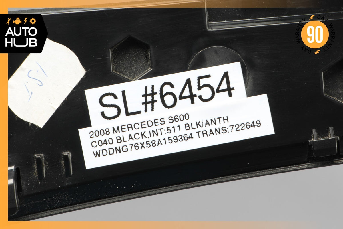 07-13 Mercedes W221 S600 S400 S550 Dashboard Air Vent Trim Panel Cover Set OEM - photo 12