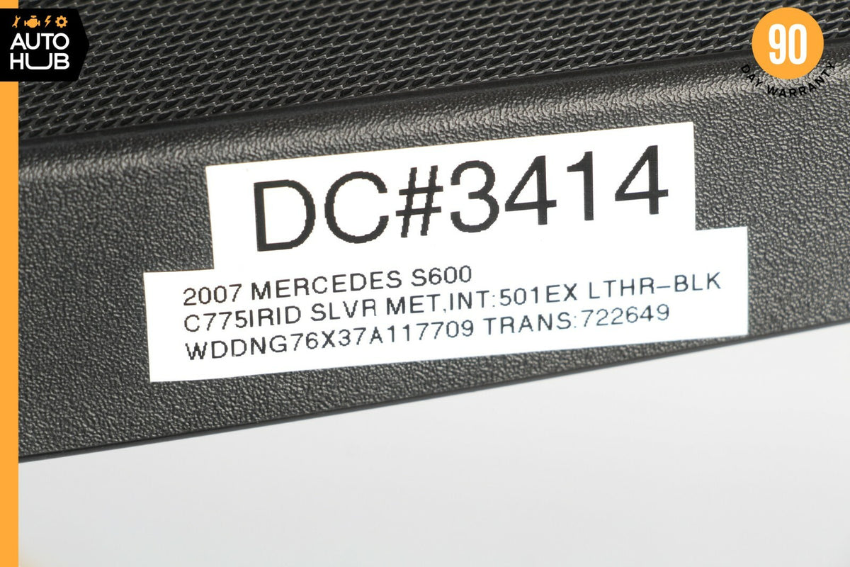 07-13 Mercedes W221 S600 S550 Door Corner Speaker Right Passenger Black OEM - photo 9