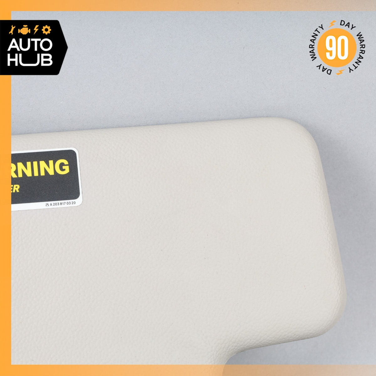 03-06 Mercedes R230 SL500 SL55 AMG Right Passenger Side Sun Visor Shade Gray OEM - photo 11