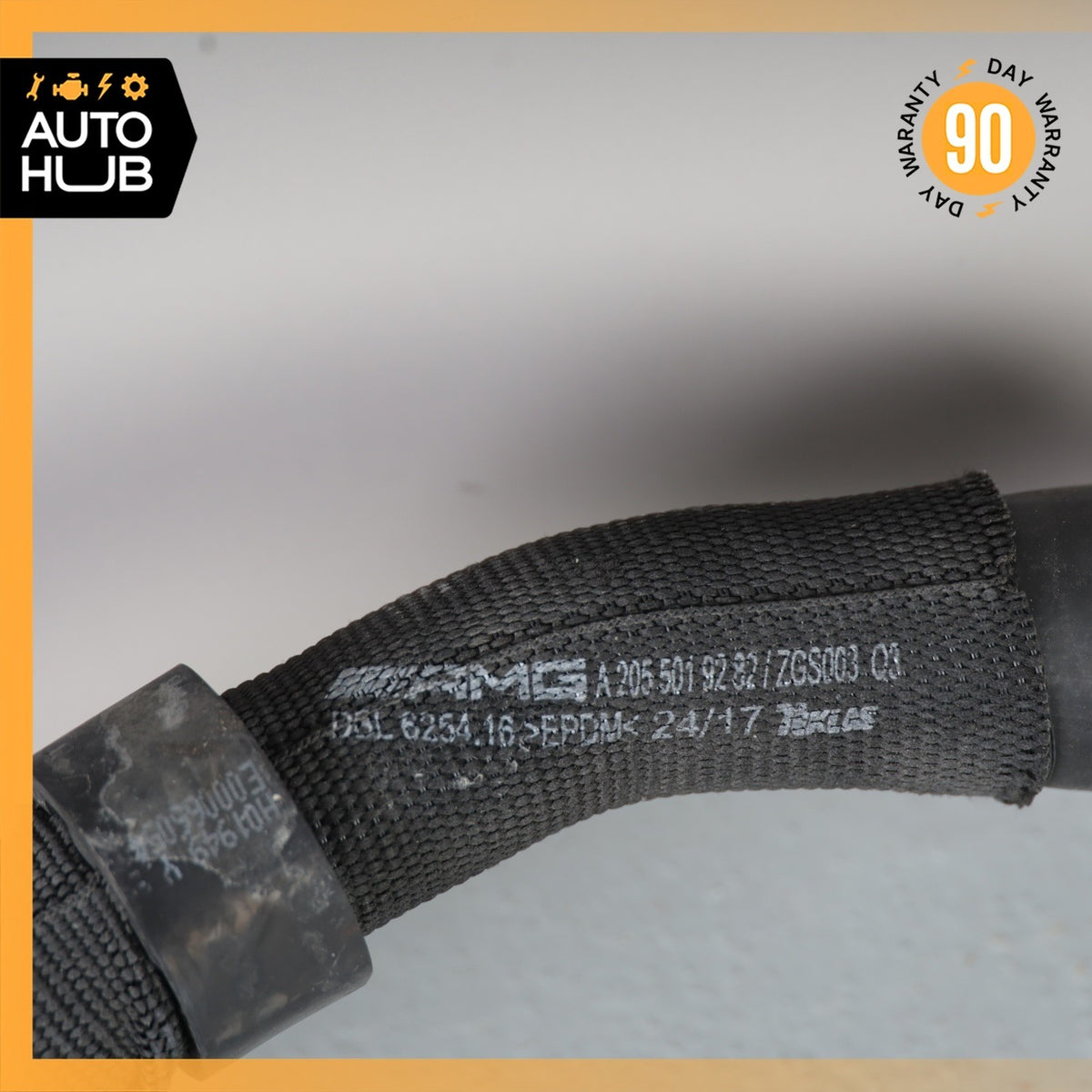 15-23 Mercedes W205 C63 AMG M177 Engine Water Coolant Hose Pipe Line OEM - photo 12