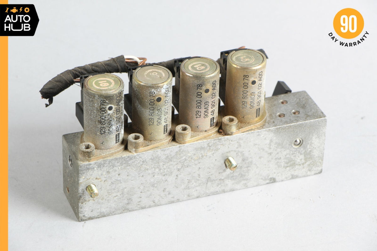 90-02 Mercedes R129 300SL SL600 Right Top Hydraulic Valve Block Solenoid OEM - photo 6