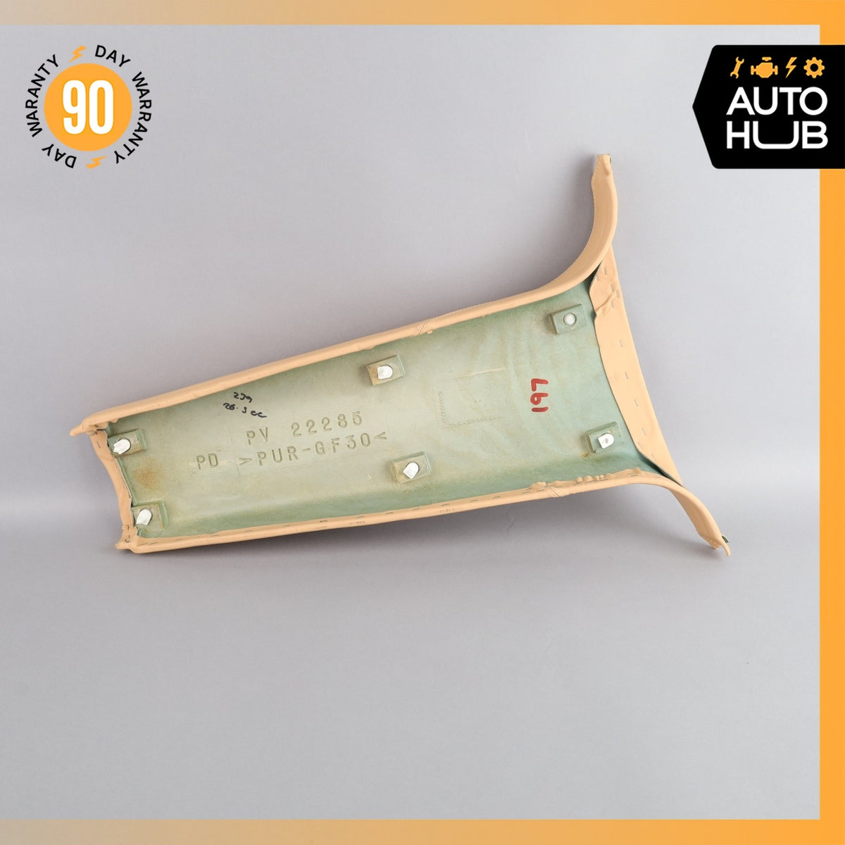 Bentley Arnage Left Side B-Pillar Lower Cover Trim PV22285PD OEM 30k - photo 9