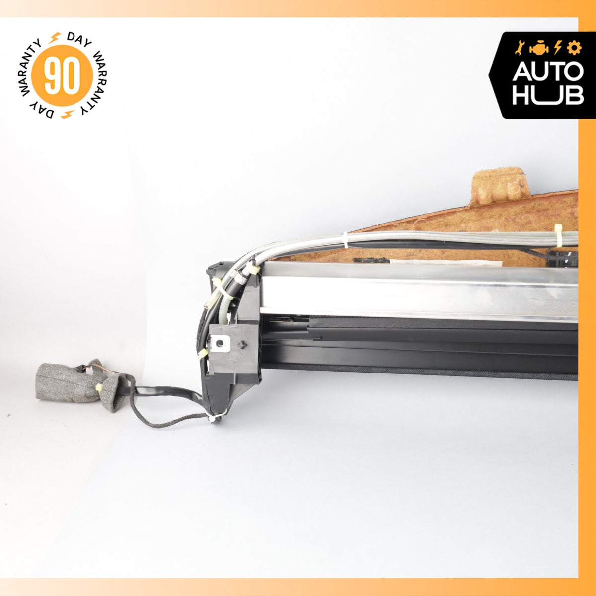 10-13 Mercedes W221 S550 Rear Window Sun Shade Screen Roller Blind w/ Trim OEM - photo 8