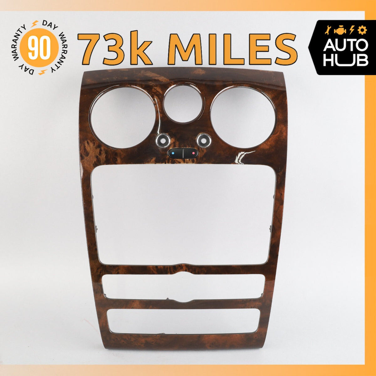 03-13 Bentley Continental GT GTC Center Dashboard Instrument Panel OEM 73k - photo 1