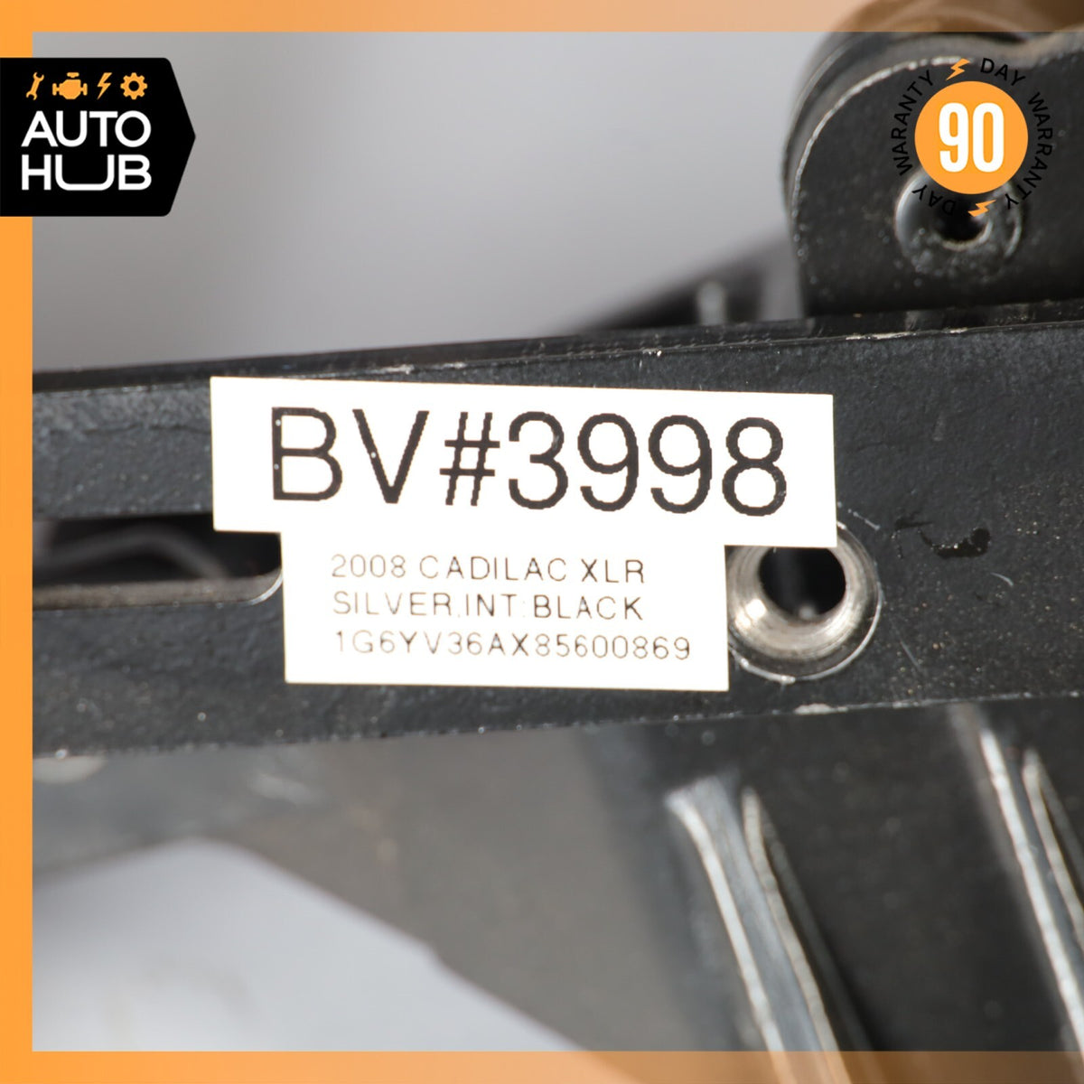 04-09 Cadillac XLR Left Side Convertible Decklid Hinge Bracket Linkage OEM - photo 12