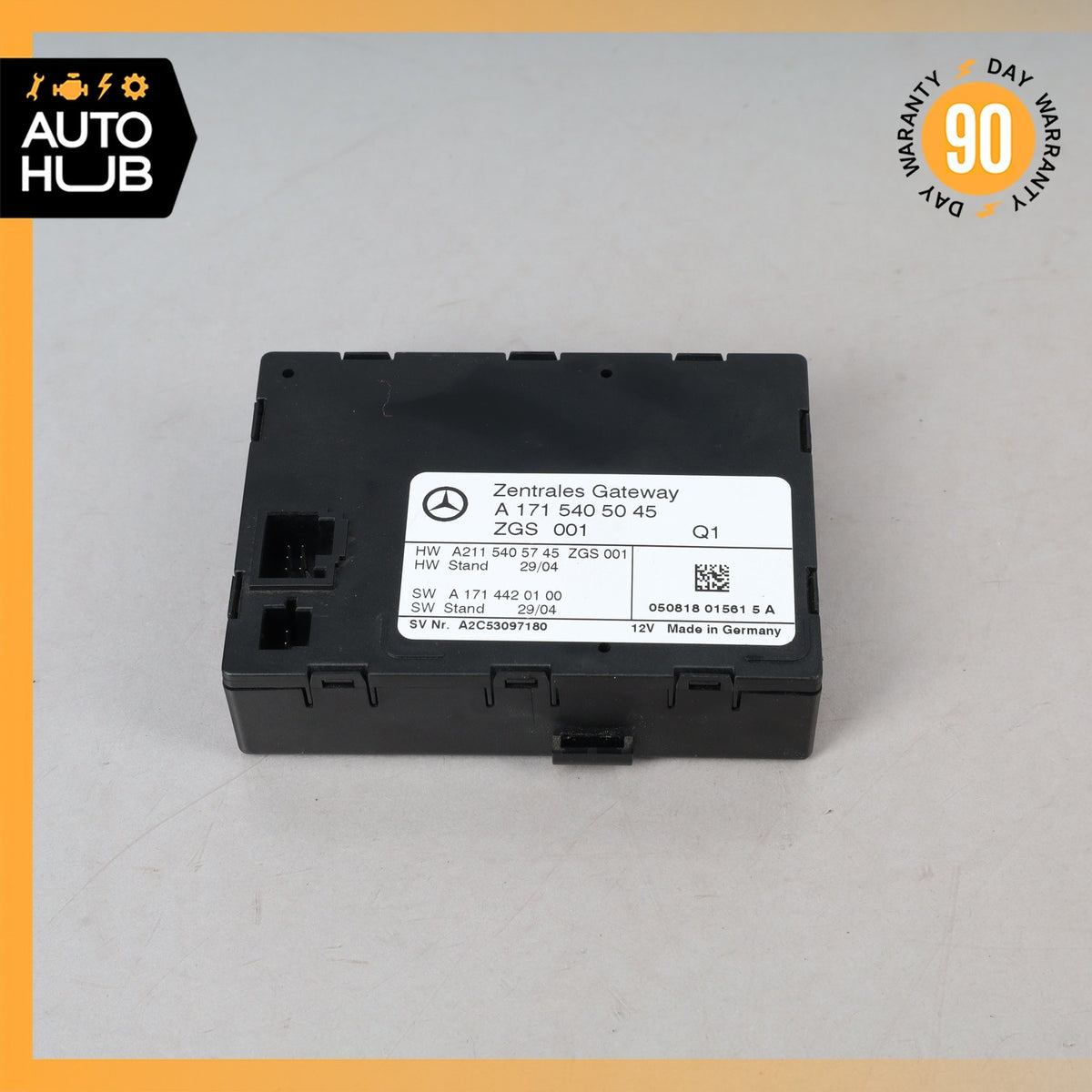 03-11 Mercedes R171 SLK280 E350 Central Gateway Control Module 1715405045 OEM - photo 3