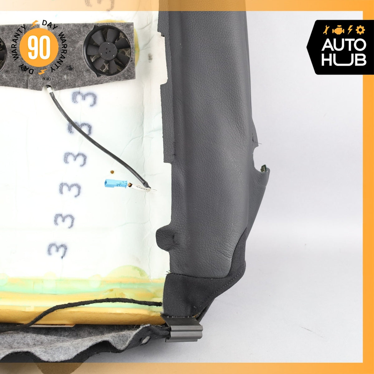 12-14 Mercedes W218 CLS550 Top Upper Seat Cushion Front Right Side Black OEM - photo 13
