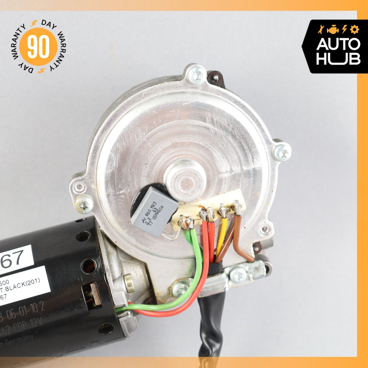 03-12 Mercedes R230 SL500 SL550 SL600 SL55 AMG Windshield Wiper Motor OEM - photo 4