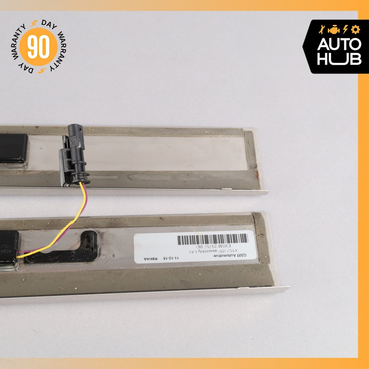 14-24 Jaguar X152 F-Type R Left & Right Illuminated Door Step Sill Panel Set OEM - photo 12