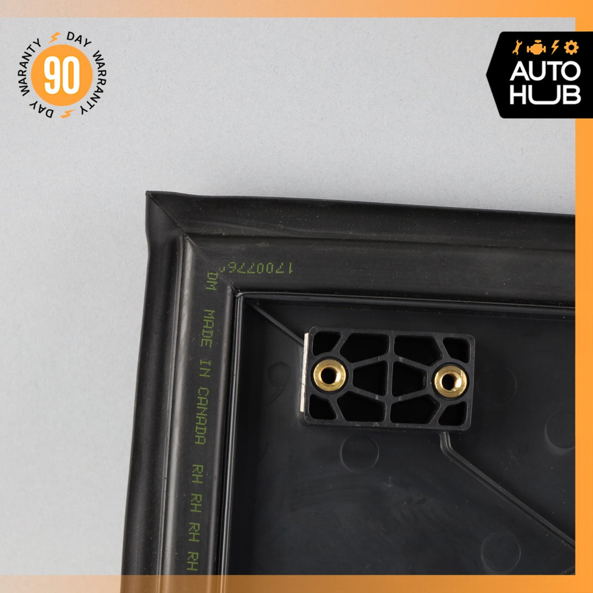 04-09 Cadillac XLR Left Driver Side Hard Top Hinge Cover Flap Trim Black OEM - photo 8