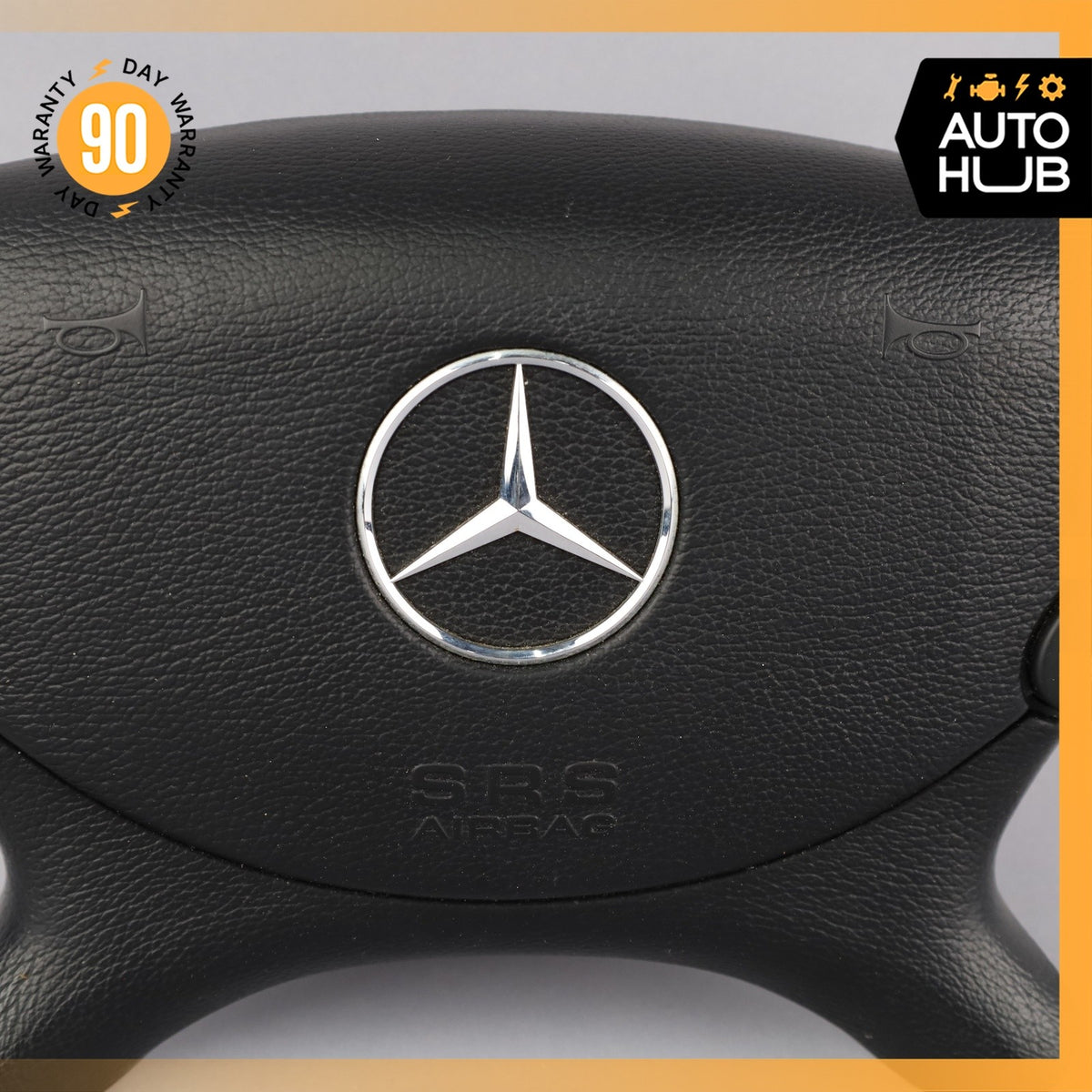 Mercedes R230 SL55 AMG SL500 CLK500 E350 Steering Wheel Airbag Air Bag Black OEM - photo 3