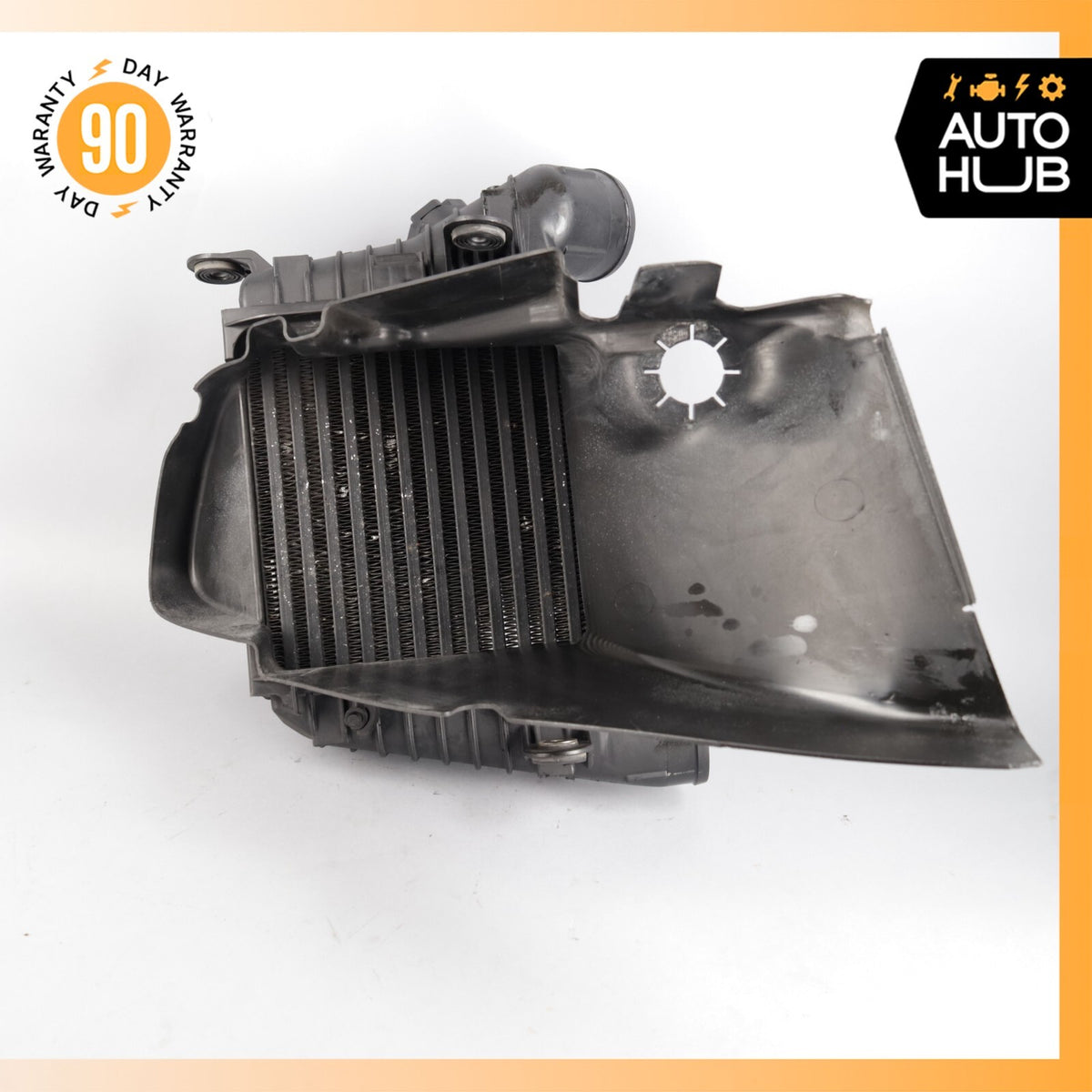 Bentley Continental GTC 6.0L Right Turbo Intercooler Radiator w/ Air Duct OEM - photo 2