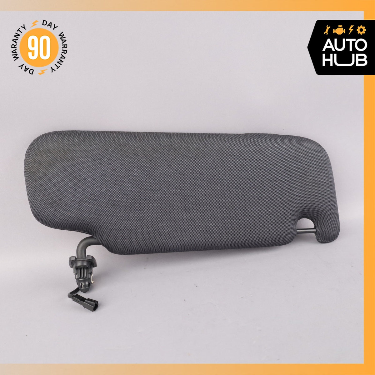 17-24 Maserati Levante M161 Left Driver Side Sunvisor Sun Visor Black OEM 89k - photo 2