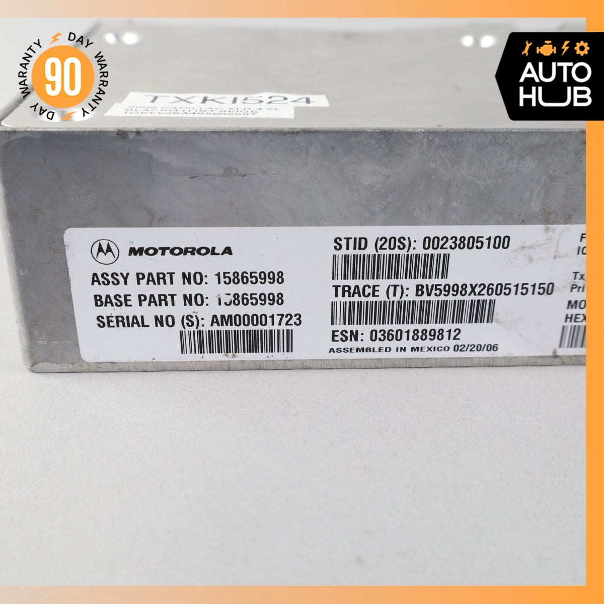 04-06 Cadillac XLR Communication Interface Module 19115774 OEM - photo 10