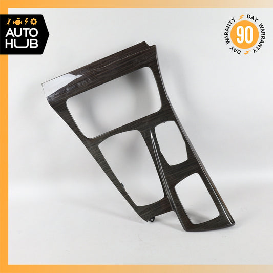 11-16 BMW F10 528i 535i 550i Center Console Shifter Panel Bezel Trim Wood OEM - photo 1