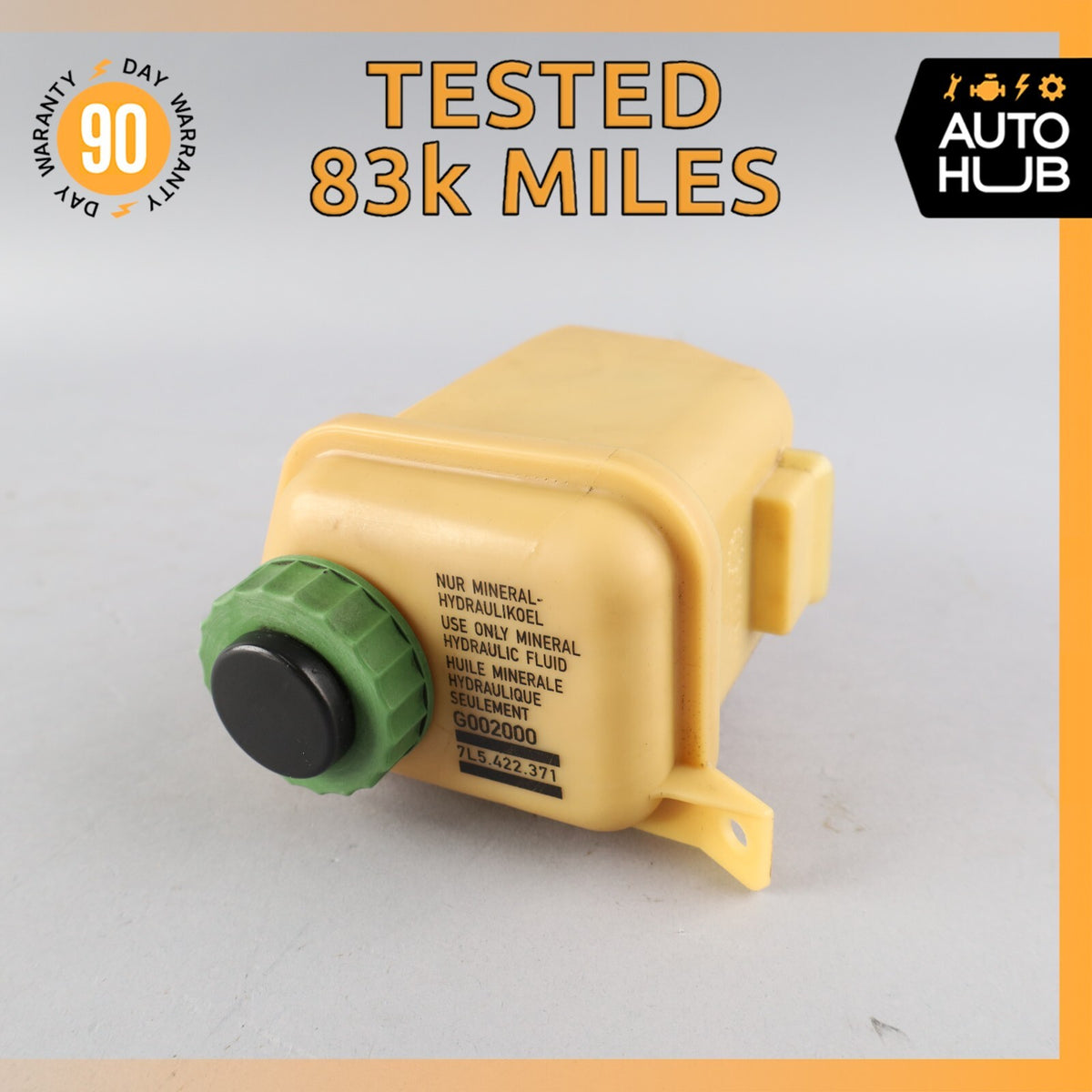 03-12 Bentley Continental GTC Speed Power Steering Pump Reservoir OEM 83k - photo 1