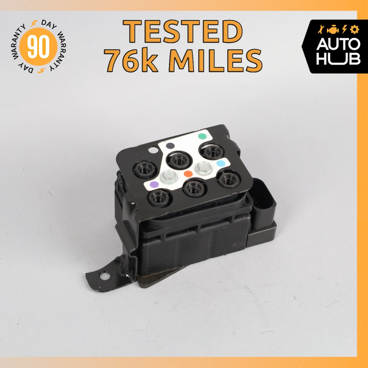 03-18 Bentley Continental Flying Spur Air Suspension Valve Block Unit OEM 76k - photo 1