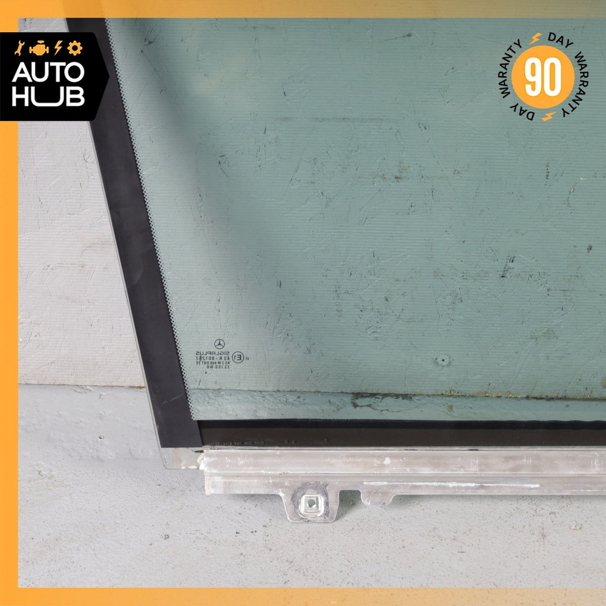 92-99 Mercedes W140 S320 300SE S420 Front Left Side Door Window Glass OEM - photo 12