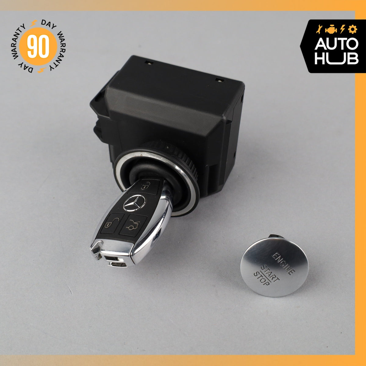 10-16 Mercedes R172 SLK250 SLK350  E350 Ignition Switch Module w/Button OEM - photo 2