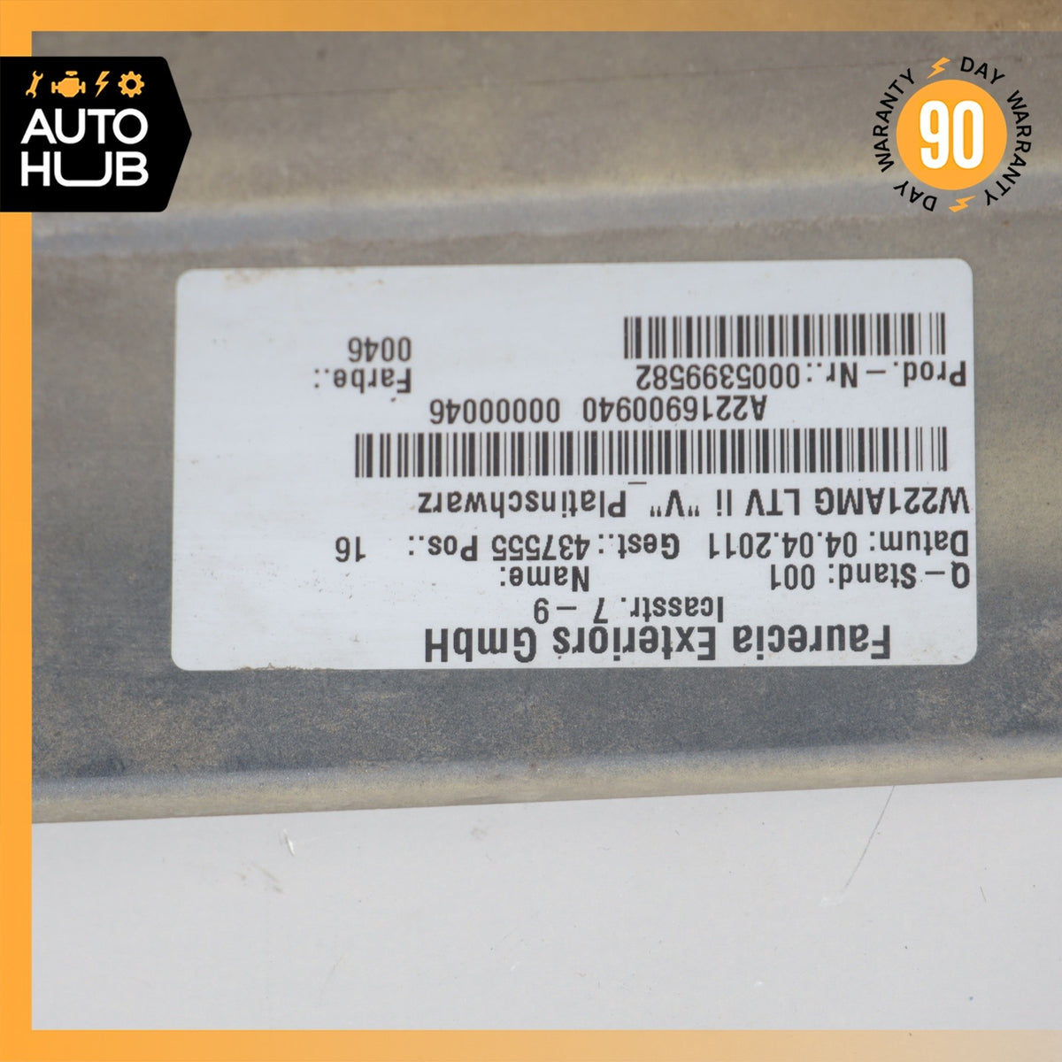 07-13 Mercedes W221 S550 S400 AMG Sport Left Side Skirt Rocker Panel Molding OEM - photo 15