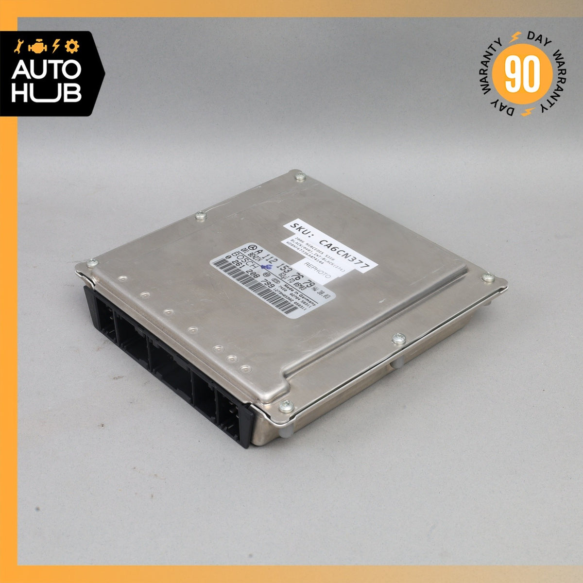 2006 Mercedes W220 S350 ECU Engine Control Module Unit 1121537679 OEM - photo 3