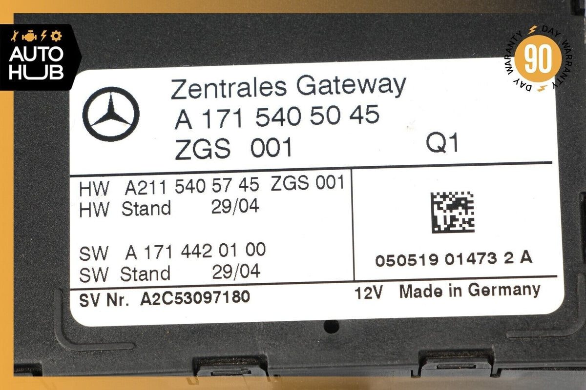 03-11 Mercedes R171 SLK280 E320 Central Gateway Control Module 1715405045 OEM - photo 11