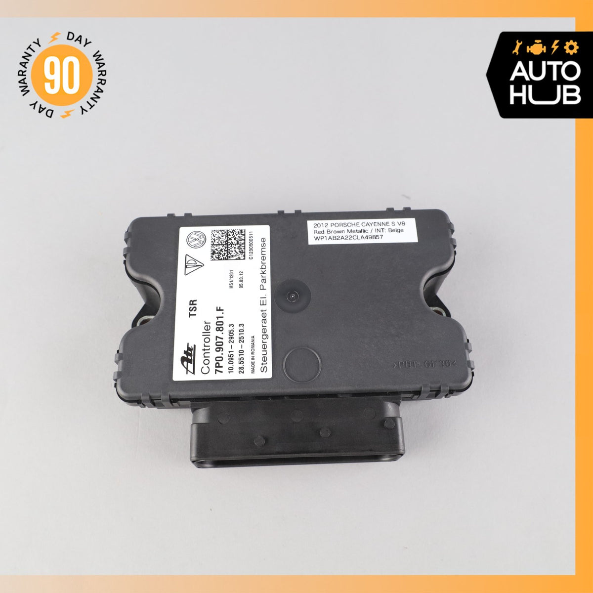 11-18 Porsche Cayenne 958 Electronic Parking Brake Control Module 7P0907801F OEM - photo 6