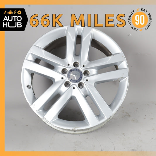 Mercedes X166 GL350 GL550 8.5 X 19 19" Wheel Rim Silver 1664011302 OEM - photo 1