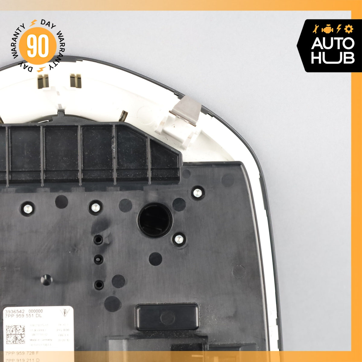 10-18 Porsche Cayenne 958 Panamera Front Overhead Dome Light Lamp Black OEM - photo 16