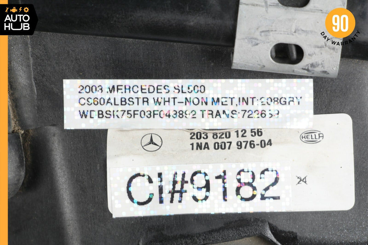 03-06 Mercedes R230 SL500 SL600 Right Passenger Side Fog Light Lamp OEM 82k - photo 8