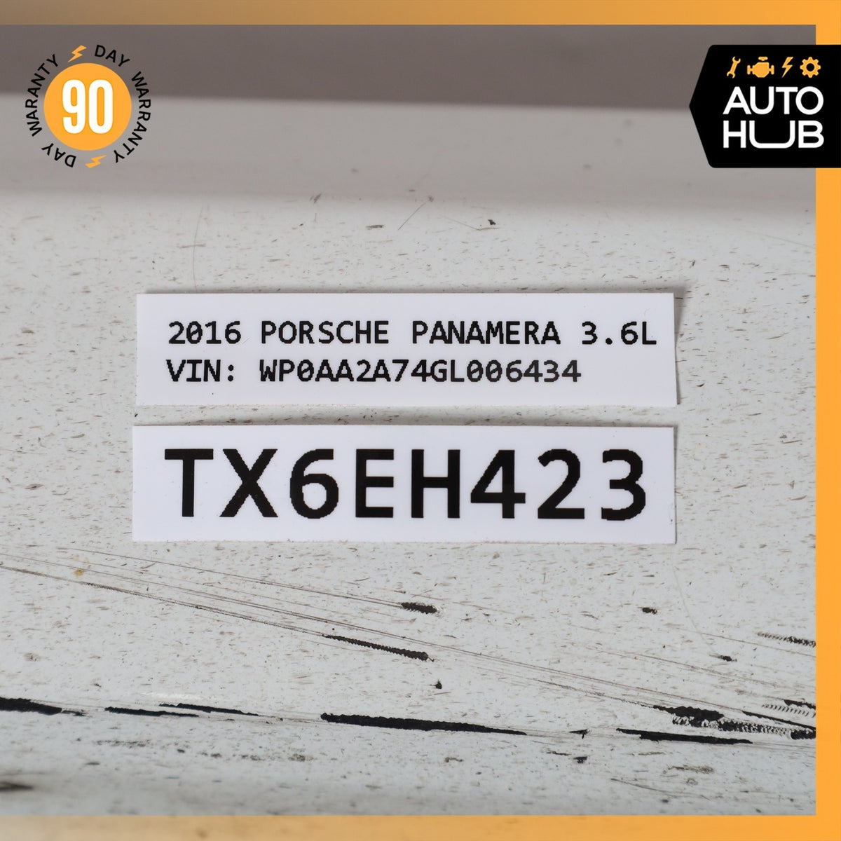 14-16 Porsche Panamera 970 Rocker Panel Side Skirt Left Side White OEM - photo 15