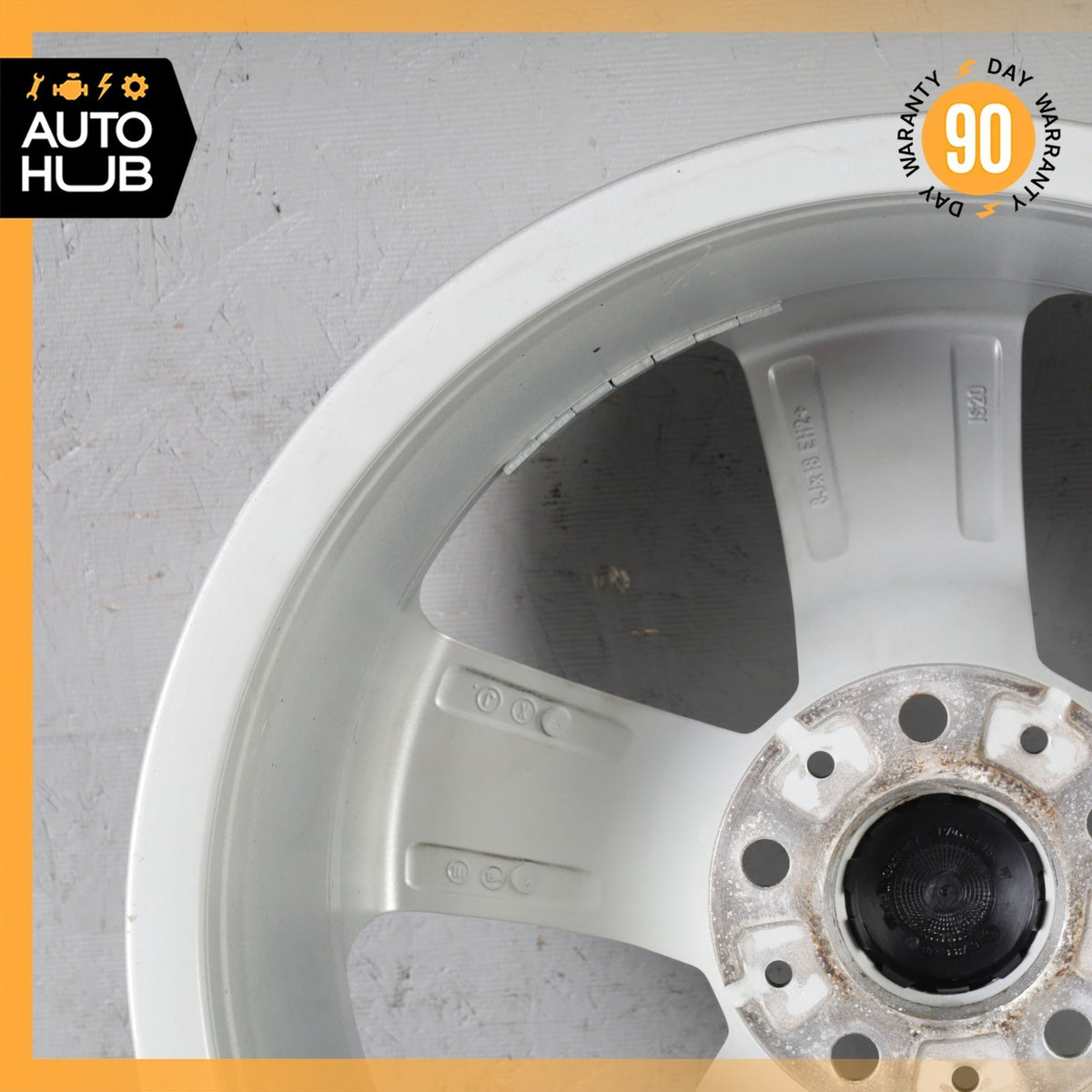 BMW E60 528i 535i 550i 8 x 18 18" Style 246 Wheel Rim Silver 6777349 OEM - photo 10
