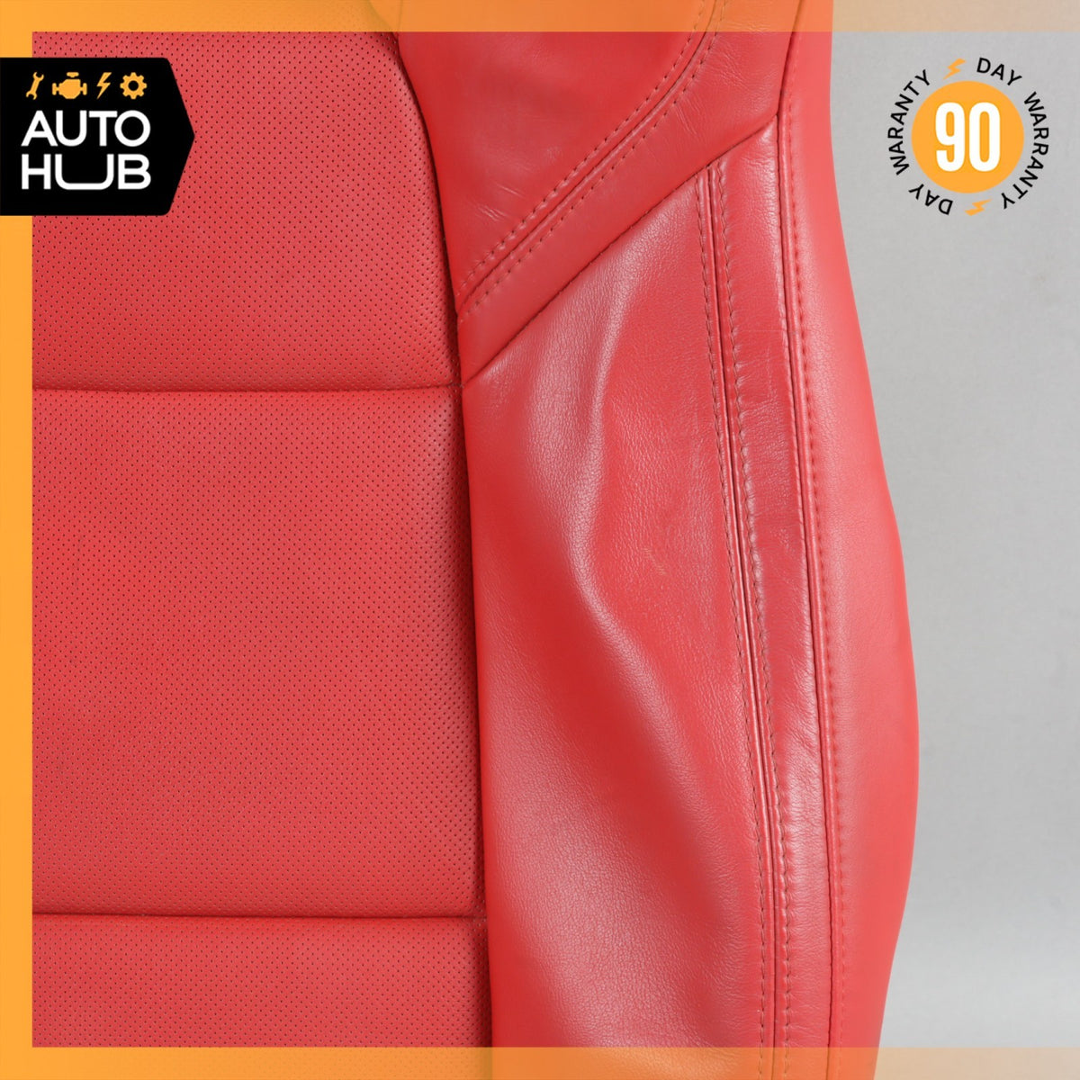 14-19 Chevrolet Corvette C7 Right Side Top Upper Seat Cushion Adrenaline Red OEM - photo 6
