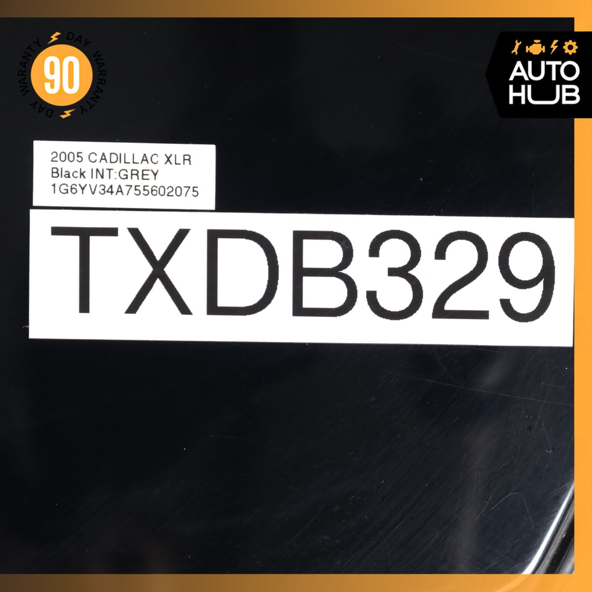 04-09 Cadillac XLR Convertible Rear Folding Top Compartment Panel Black OEM - photo 13