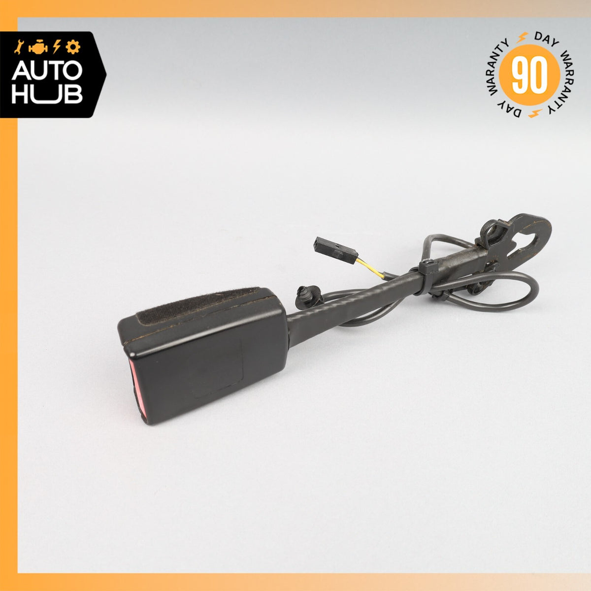 11-18 Porsche Cayenne 958 Front Left Side Seat Belt Buckle Black OEM - photo 10