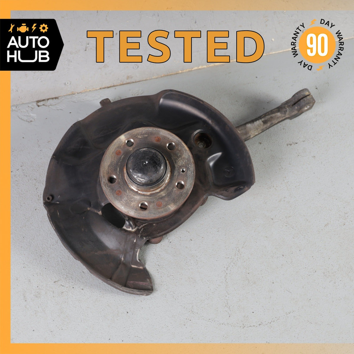 Mercedes W140 S320 300SE Front Right Side Spindle Knuckle Hub OEM - photo 1