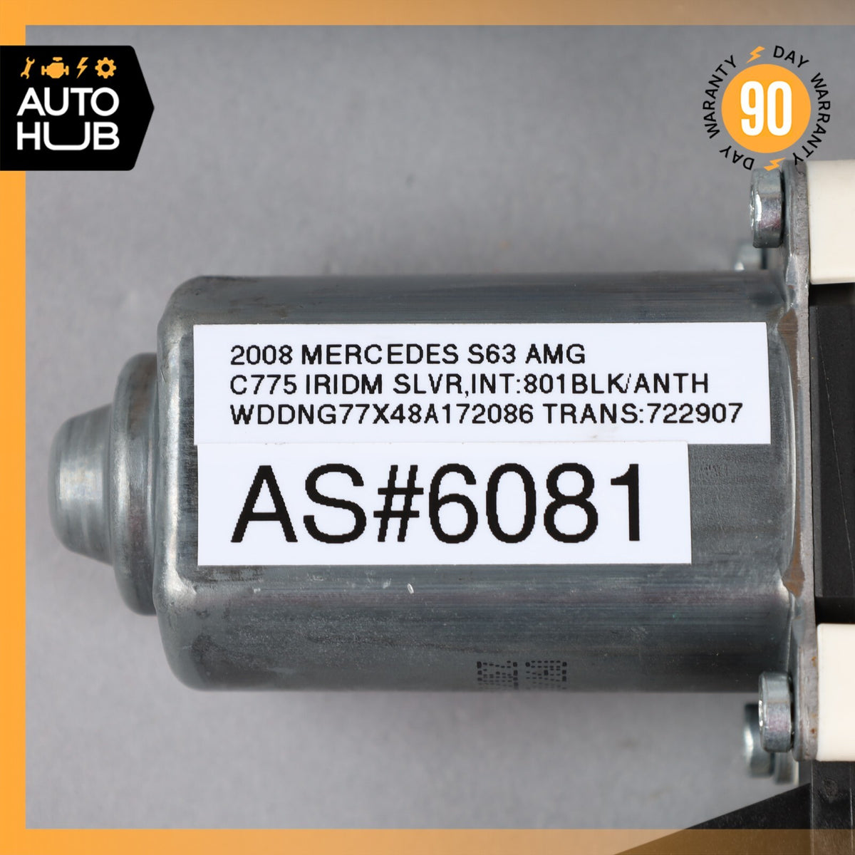 07-13 Mercedes W221 S63 AMG S550 S400 Window Regulator Motor Rear Right Side OEM - photo 10