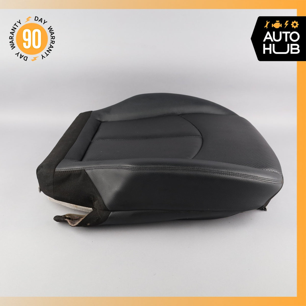 07-09 Mercedes W211 E320 E550 Front Right Bottom Lower Seat Cushion Black OEM - photo 15