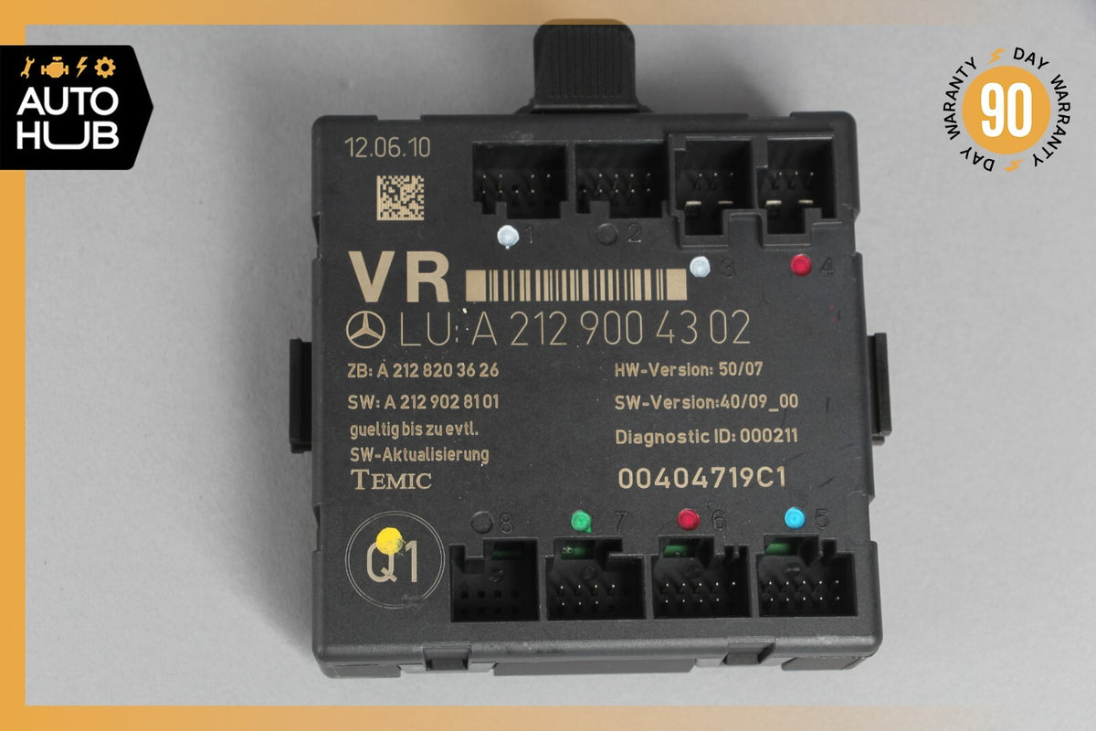 08-18 Mercedes W204 C300 E550 E400 Front Right Side Door Control Module OEM - photo 6