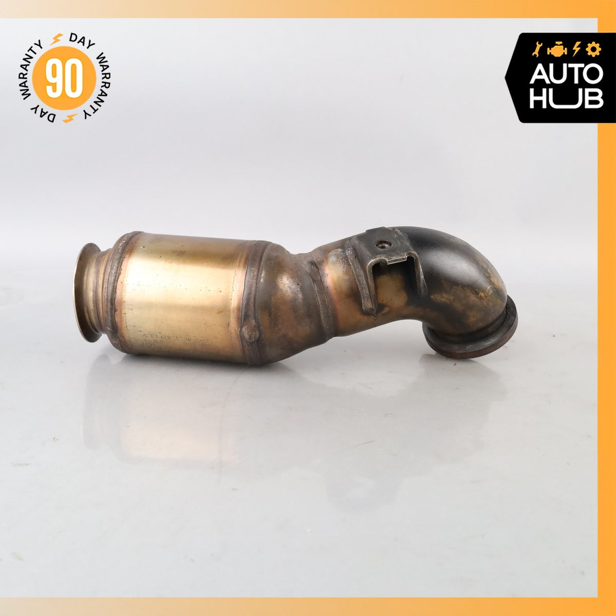 07-09 Mercedes W211 E320 CDI Engine Upper Exhaust Downpipe 2034903236 OEM - photo 3