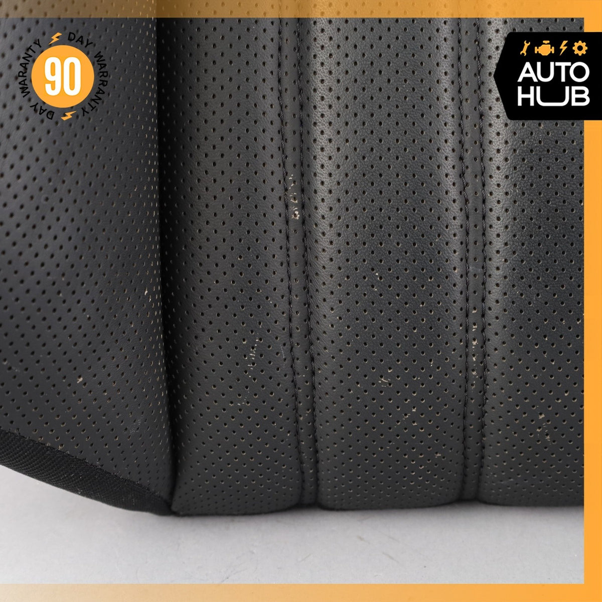 09-12 Mercedes R230 SL550 Top Upper Seat Cushion Right Side Nappa Black OEM - photo 14
